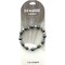 Earth&#x27;s Jewels Semi-Precious Natural Hematite Black Stretch Bracelet #72
